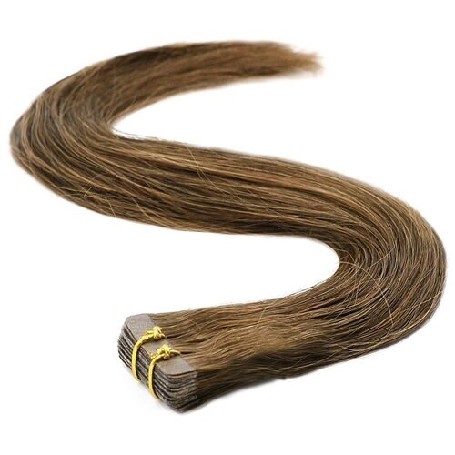 Hairshop пряди из натуральных волос на лентах J-Line 40 см, 5.0 шоколад