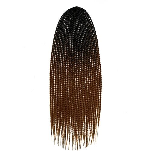 Hairshop Сенегал твист 2/18 45 см (Темно коричневый/Орех)