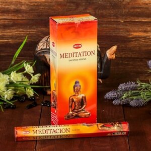 HEM Благовония "HEM" 20 палочек угольные meditation
