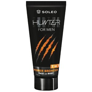Hunter For Men Крем-бронзатор для лица и тела для мужчин 150 мл/крем для солярия мужской