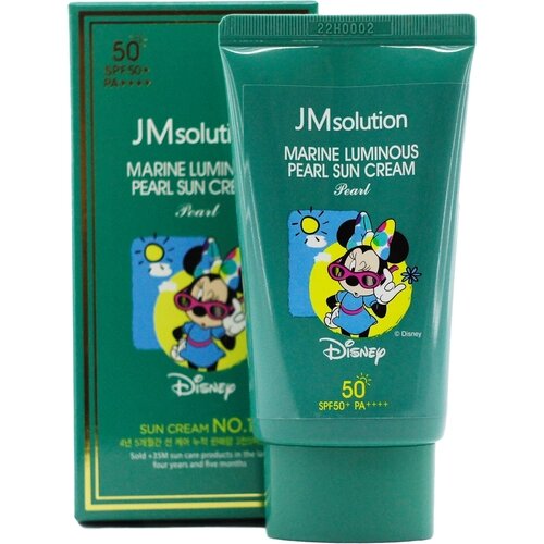 JMsolution Крем солнцезащитный с экстрактом жемчуга, Disney collection / Disney Minnie Mouse Sun Cream SPF50+50 мл