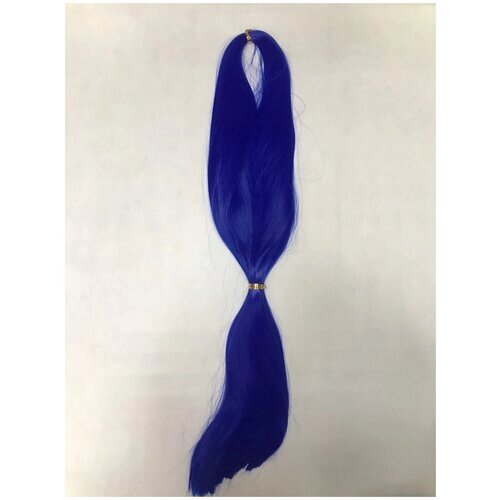 Канекалон прямой, 65 см, 200 гр. Цвет синий (TF2517)