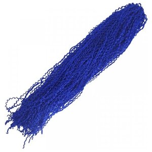 Канекалон Зизи, косички гофре, волосы для наращивания, афрокудри,120 см цвет синий
