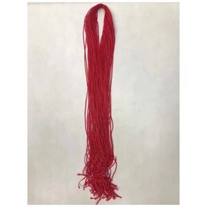 Канекалон Зизи косички (прямые), 75 см, 100 гр. Цвет красный (РС13)