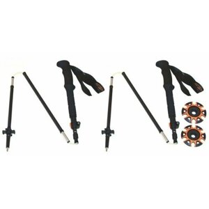 Карбоновые треккинговые палки / Складные палки для скандинавской ходьбы Z-Poles Carbon