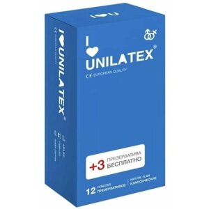Классические презервативы Unilatex Ultra Thin - 15 шт