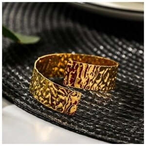 Кольцо для салфетки «Кавайон», 4,544 см, цвет золотой