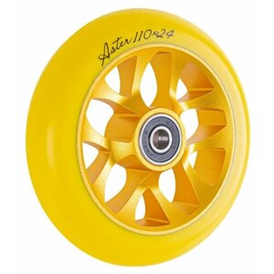 Колесо для самоката X-Treme 110*24мм, Aster, yellow