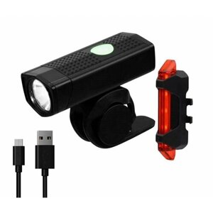 Комплект фонарей Briviga USB Bike Light Set