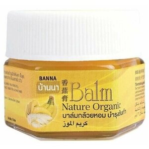 Крем-бальзам органический Banna Balm Nourishing Heel Nature от трещин на пятках и ступнях ног, 25 г