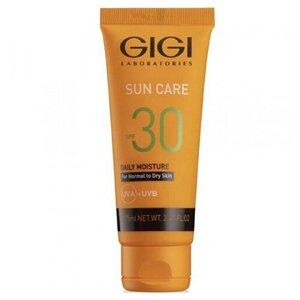 Крем для лица Gigi Sun Care Daily Moisture SPF 30 солнцезащитный, для сухой кожи, 75 мл