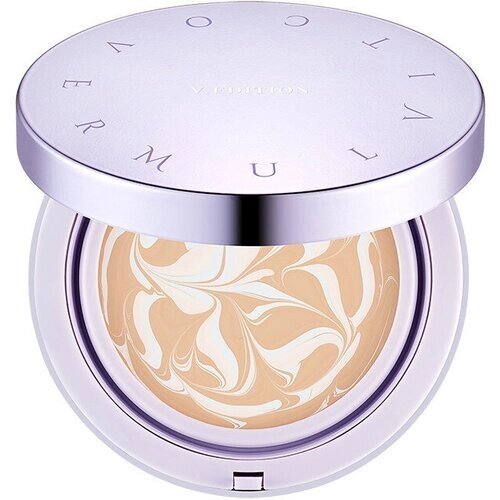 Крем-хайлайтер V. Edition Phyto Ceramic Mulvit Cover Essence Pact SPF50+PA, Dr. Pepti+25гр.