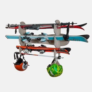 Кронштейн для хранения лыж STANDWOOD Ski-3.2H Выбеленное дерево