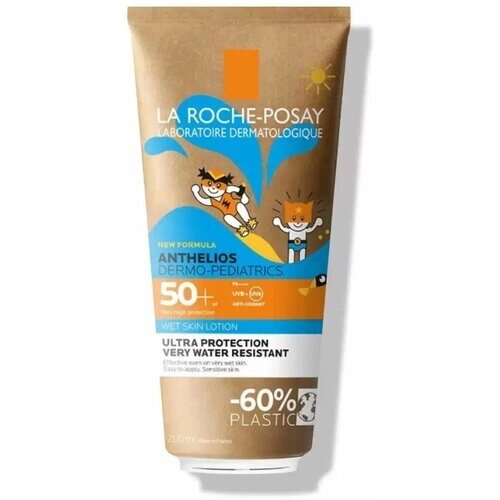 La Roche-Posay Anthelios Dermo-Pediatrics солнцезащитный гель для детей Wet Skin SPF 50 SPF 50, 200 мл