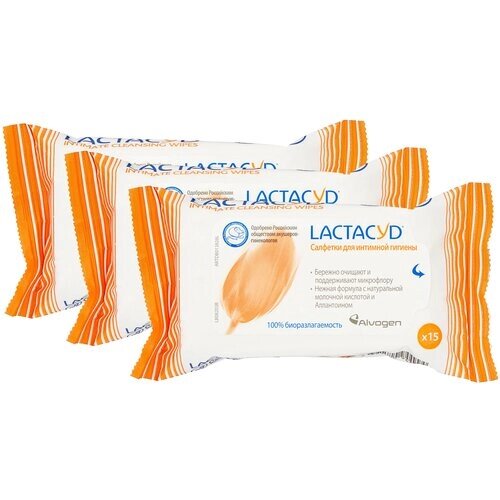 Lactacyd влажные салфетки для интимной гигиены с аллатоином, дой-пак