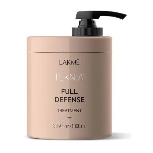 Lakme Teknia Full Defense Treatment Маска для комплексной защиты волос, 1000 г, 1000 мл, банка