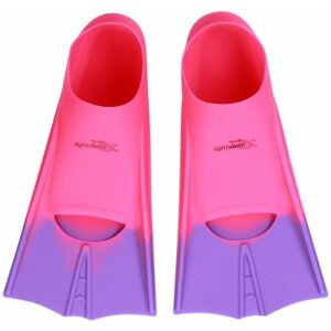 Ласты для плавания детские Training fins Light Swim LSF11 (CH) Розовый/Фиолетовый, р. 30-33