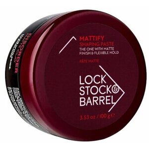 Lock Stock & Barrel Mattify Shaping Paste - матовая паста для укладки волос, 100 гр
