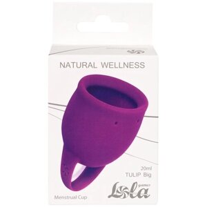Lola games Менструальная чаша Natural wellness, фиолетовый