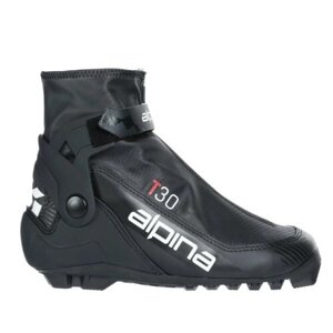 Лыжные ботинки alpina Т 30 NNN 53551K 2021-2022, р. 7.5, black/white/red