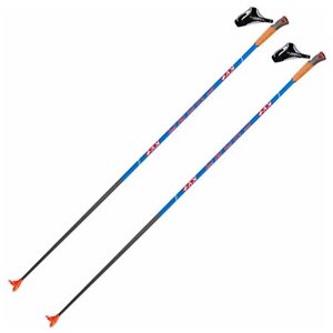 Лыжные палки KV+22P016B) Forza Clip (Карбон 100%голубой) (175)