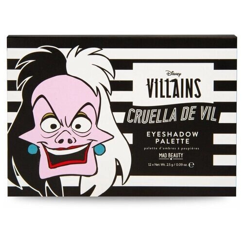 Mad Beauty Палетка теней Disney Villains Cruella De Vil, 25 г
