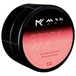MAKart Профессиональный кремовый ремувер для снятия наращенных ресниц Berry Mix 5 гр / Макарт
