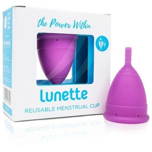 Менструальная чаша Lunette фиолетовая Model 2