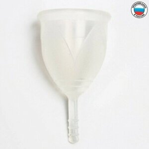 Менструальная чаша Тюльпан, размер L, цвет белый