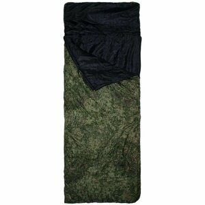 Мешок спальный (спальник )-10 одеяло с подголовником 220х95 200 г/кв. м. камуфлированный цифра зеленая