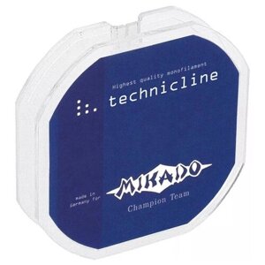 Монофильная леска MIKADO Technicline d=0.12 мм, 25 м, 2.1 кг, прозрачный, 1 шт.