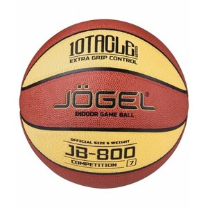 Мяч баскетбольный Jogel JB-800 №7, серия 10TACLE, 10-ти панельная конструкция