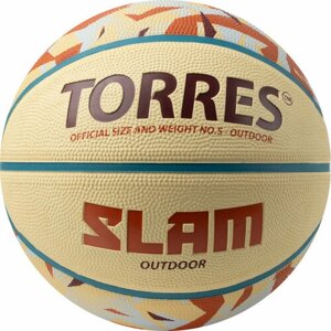 Мяч баскетбольный TORRES Slam, р. 5