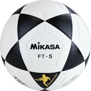 Мяч футбольный MIKASA FT5 FQ-BKW, р. 5, FIFA Quality, бело-черный