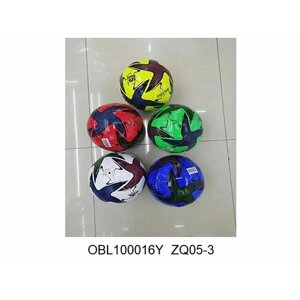 Мяч футбольный PVC размер 5 280 г 5 цветовZQ05-3
