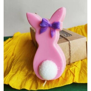 Мыло ручной работы розовый кролик