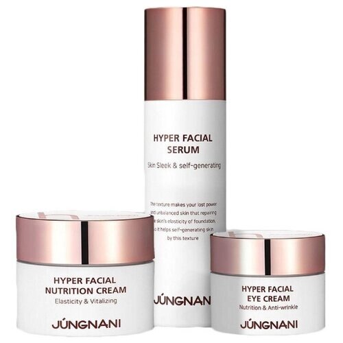 Набор уходовый с пептидами Jungnani Hyper Facial Nutrition Skin Care (3 Set) (120 мл*2+50 мл)
