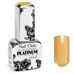 Nail Club professional Эмалевый гель-лак для ногтей с липким слоем PLATINUM CLUB 108 Golden Sands, 13 мл.
