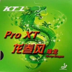 Накладка для настольного тенниса KTL (LKT) PRO XT Green Dragon, Black, 2.2
