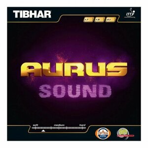 Накладка для настольного тенниса Tibhar Aurus Sound, Red, 2.1