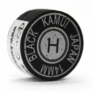 Наклейка на кий 14 мм. Наклейка для кия "Kamui Black"H) - жесткая / для русского бильярда / для пула