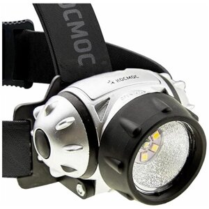Налобный фонарь КОСМОС H19-LED серебристый/черный