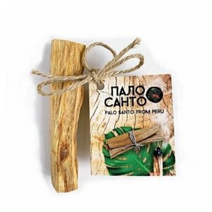 Натуральные благовония Пало Санто 1 шт с буклетом PALO SANTO ароматические палочки из Перу