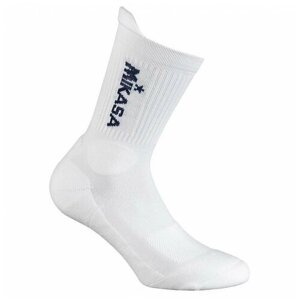Носки спортивные Mikasa Socks Volleyball x1, White, XL