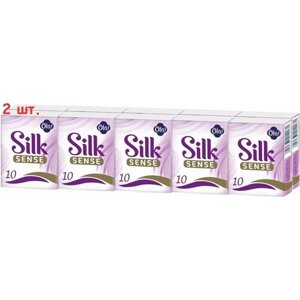 Носовые платки Silk Sense Luxe 10*10шт (2 шт.)