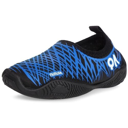 Обувь для кораллов Aqurun "Edge", цвет: черный, синий. AQU-BKBL. Размер 25/27