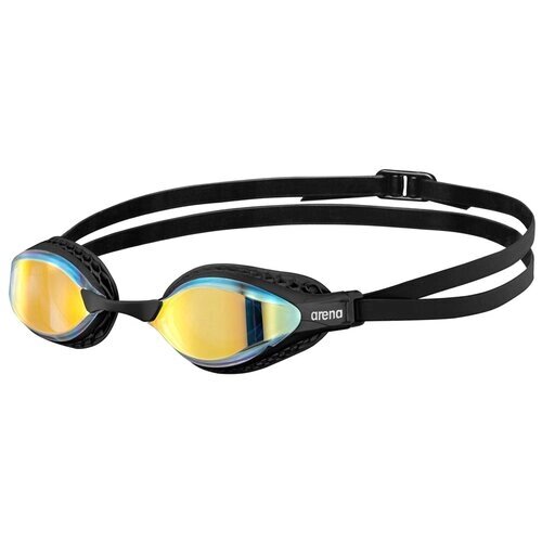 Очки для плавания arena Airspeed Mirror, yellow copper-black