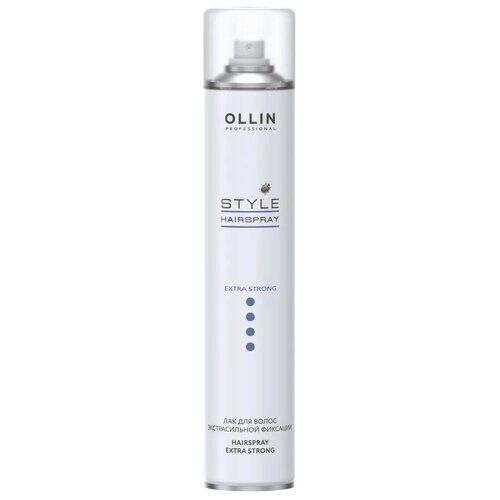 OLLIN Professional Лак для волос, экстрасильная фиксация, 480 г, 450 мл