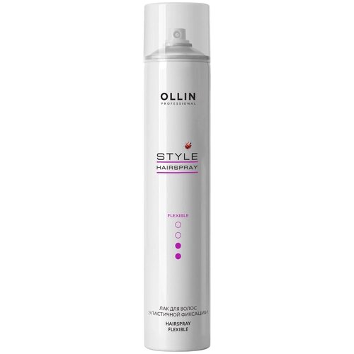OLLIN Professional Лак для волос Style Hairspray, средняя фиксация, 450 мл