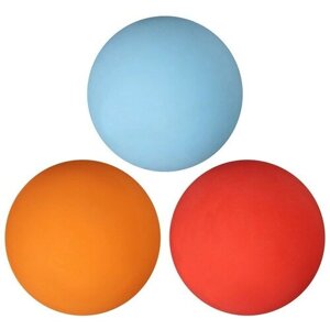 ONLYTOP Набор мячей для большого тенниса ONLYTOP, 3 шт, цвета микс
